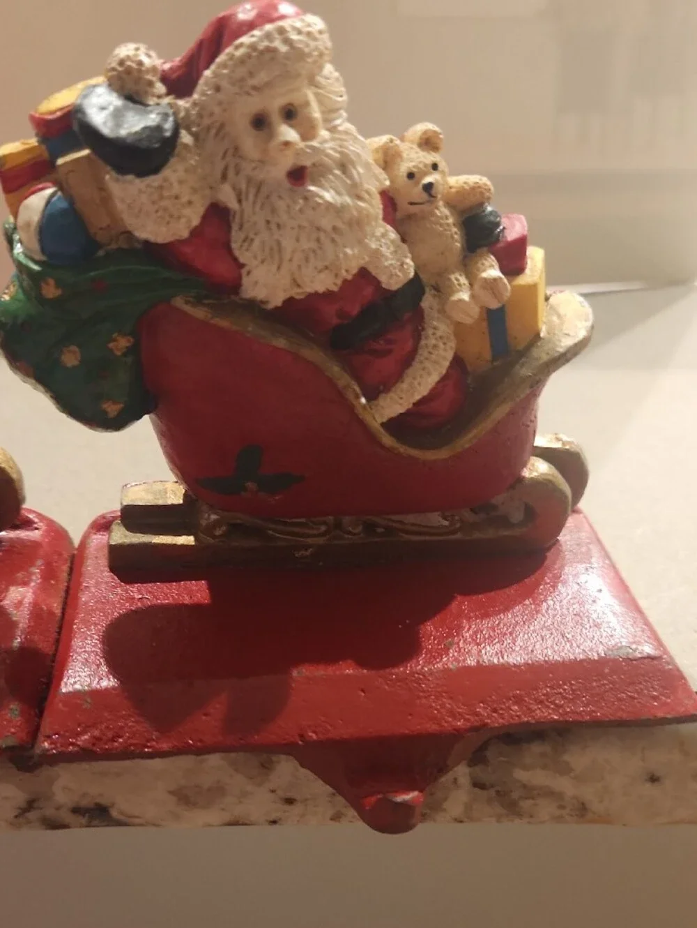 Vintage Cast Iron stocking holders